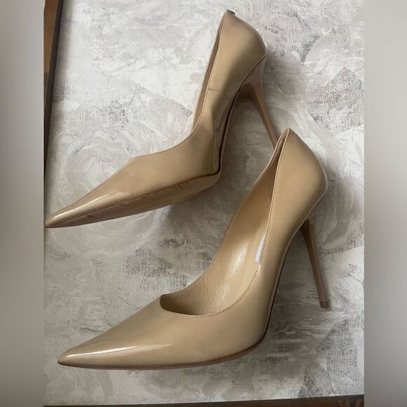 Jimmy Choo Nude Patent Leather Pumps SIZE 41 - Picture 2 of 4